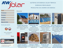 Tablet Screenshot of kw-solar.es